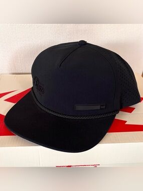 Melin Coronado Hydro Hat Black XL NWOT Rope Hat SnapBack